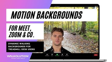 Elevate Your Video Calls: Dynamic Backgrounds for Treadmill Desk Users
