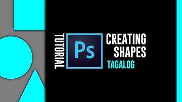 HOW TO CREATE SHAPE USING PHOTOSHOP (SQUARE CIRCLE TRIANGLE) BASIC TUTORIAL TAGALOG