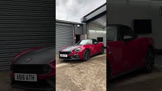 Rare Abarth 124 Spider In For Tuning