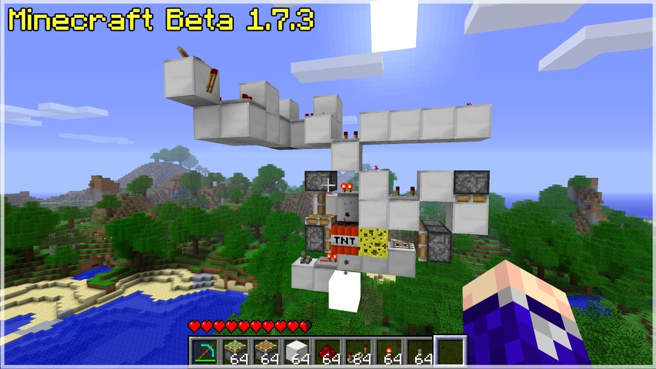How to Build a TNT Duper in Minecraft Beta 1.7.3