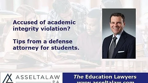 Accused of academic integrity violation? Tips from a defense attorney for students.