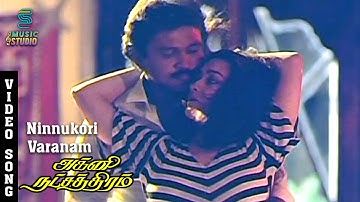 Ninnukori Varanam Video Song - Agni Natchathiram | Karthik | Nirosha | Amala |KS Chithra |Ilaiyaraja