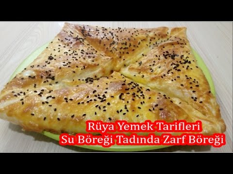 Hazır Yufkadan 5 Dakikada Su Böreği Tadında Zarf Böreği, Börek Tarifleri,