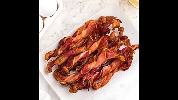 Air Fryer Twisted Bacon