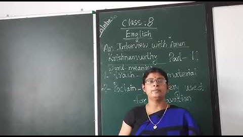 Class 8 : English