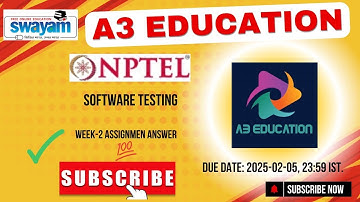 NPTEL Software Testing Week 2 Assignment 2 Answers Solution Quiz | 2025 - Jan