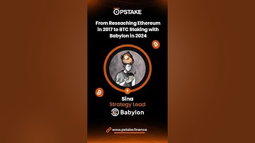 From Researching Ethereum in 2017 to Bitcoin Staking with Babylon in 2024.