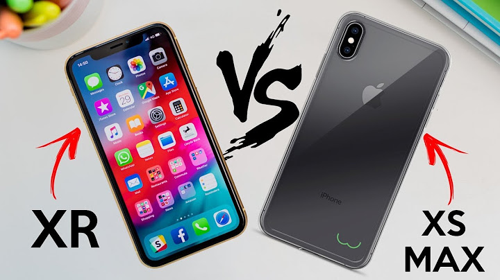 Qual a diferença do XS Max para o XR?