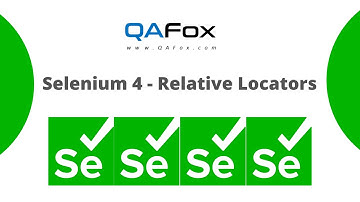 Selenium 4 - Relative Locators