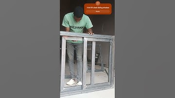 Double Steel sliding window 🪟