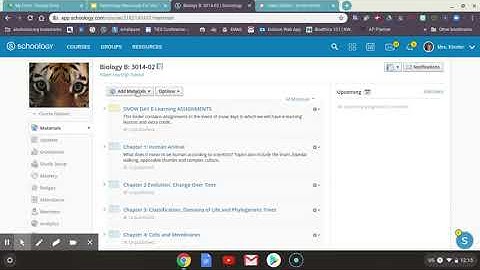 Embedding a Screencastify video in Schoology