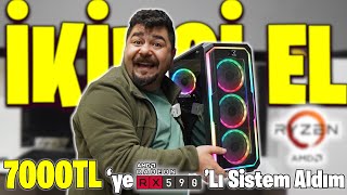 Ekran Karti Fi̇yatina Komple Kasa Aldim. Kelepir Toplama Bilgisayar Ryzen 5 2600X Rx590