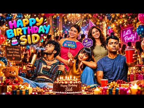 HAPPY BIRTHDAY SID (2026) Latest NEW SOUTH Dark Comedy THRILLER Movies Dubbed In Hindi Chaithra 4K