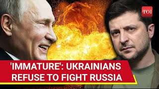 Ukrainians Refuse To Fight Against Russia; Citizens Abroad Shame Zelensky Over New Diktat