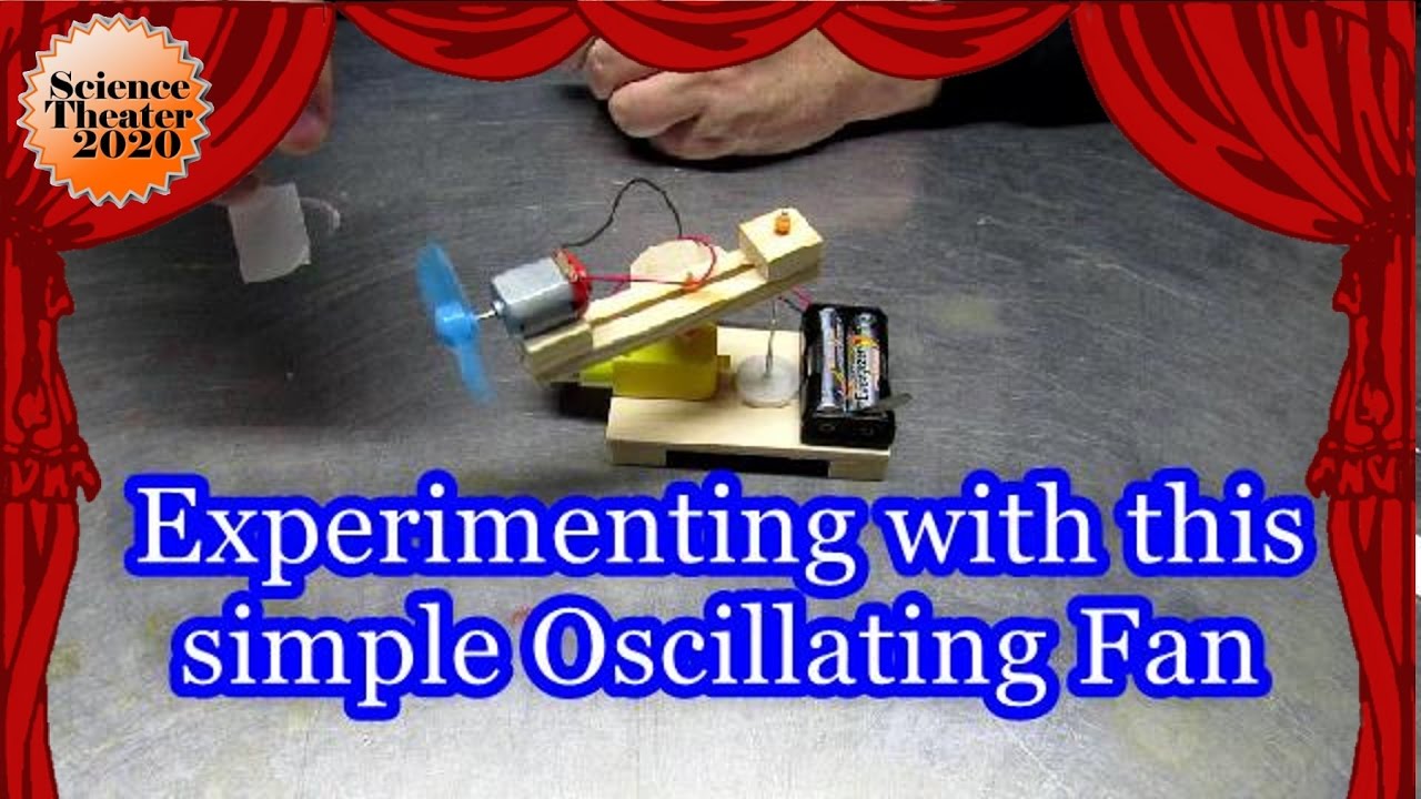 Oscillating fan kit experiment two minutes of science YouTube