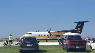 U.S. Army Golden Knights C-147 taxi by Cleveland National Airshow 2023