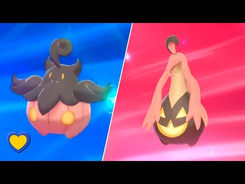 How To Evolve Pumpkaboo Into Gourgeist In Pokemon Sword And