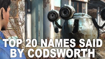 Fallout 4 - Top 20 Player Names Codsworth Can Call You