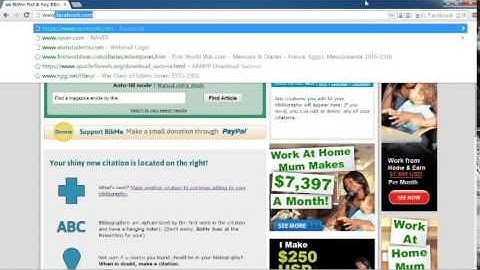 How to make MLA Citations using Bibme and Easybib