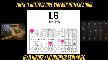 How to Multitrack with Zoom L6 on IPAD audio interface!