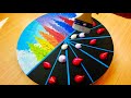 Easy Rainbow Forest Acrylic Landscape Paintings / Relaxing Art Videos