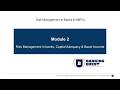 Risk Management in banks, Capital Adequacy &amp; Basel Accords