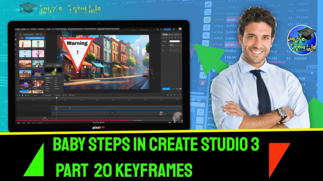 Baby Steps In Create Studio 3 Part 20 Keyframes. #createstudio3 # ...
