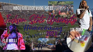 HBCU College VLOG S3 E2: JACKSON STATE UNIVERSITY HOMECOMING 2021 Ft. Lil Durk & FloMilli
