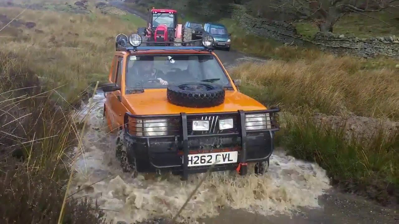 Fiat Panda 4x4 The Coast To Coast Rust Accelerating Adventure Yorkshireboys Off Road 16 Youtube