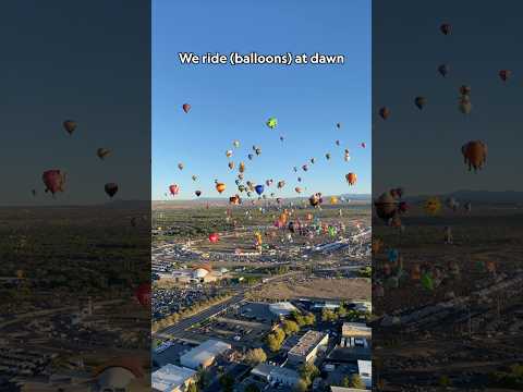 Travel to Albuquerque for the world's largest hot-air balloon gathering 👀 #NationalGeographic