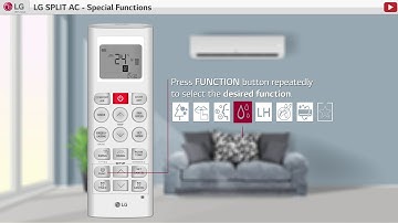 [LG Split AC] -  Special Functions