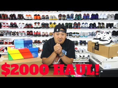 $2000 Sneaker Haul! My 2ND MOST EXPENSIVE SNEAKERS EVER BOUGHT.