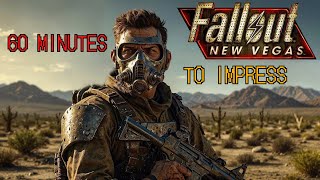 FALLOUT NEW VEGAS Has 60Minutes To Impress Me (Intelligence 1 Strength 10 Gameplay)