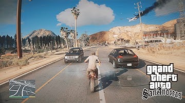GTA San Andreas Ultimate Graphics Mod 2.0 | Look Like GTA 5