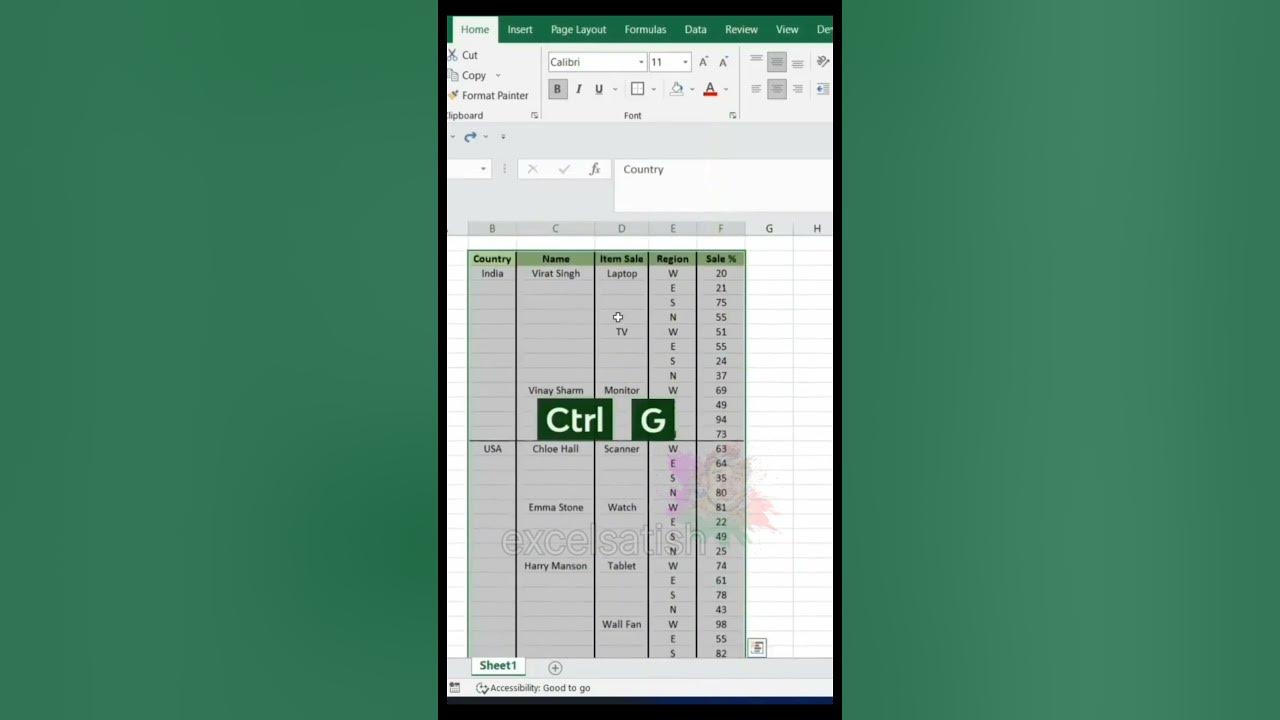 Fill blanks in excel interview trick excel exceltutorial 