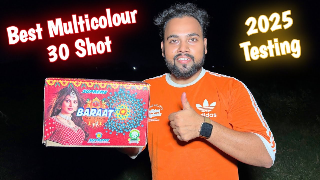 BEST MULTICOLOUR 30 SKYSHOT - SUPREME FIREWORKS | 30 SKY SHOT TESTING ...