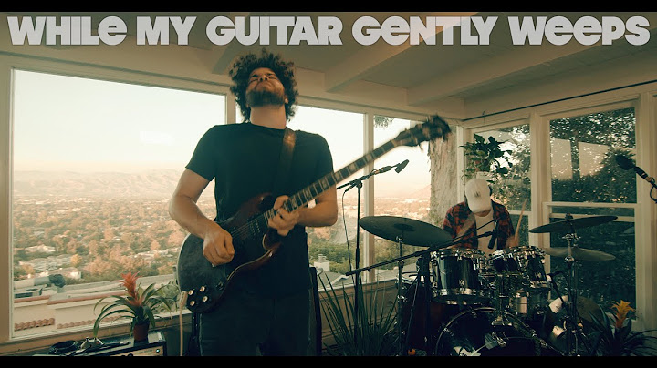 While My Guitar Gently Weeps Cover version - Cover performance video thumbnail