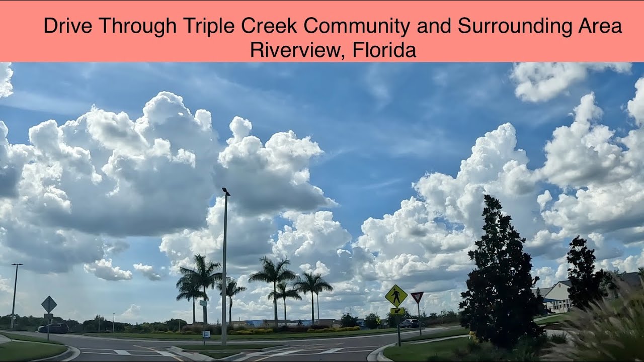 Drive Through Triple Creek Community and Surrounding Area, Riverview, Florida. YouTube