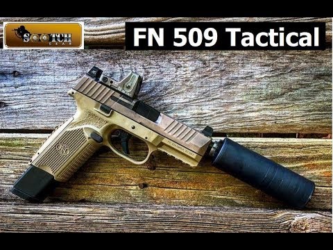 FN 509 Tactical is a Sight Ready Pistol with a Threaded Barrel for Suppress...