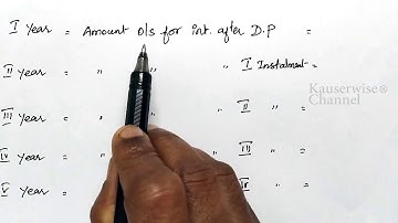 #2 Hire Purchase accounting Calculation of Interest When rate of interest is not given Kauserwise®