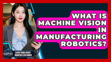 What Is Machine Vision In Manufacturing Robotics? - Everything About Robotics Explained