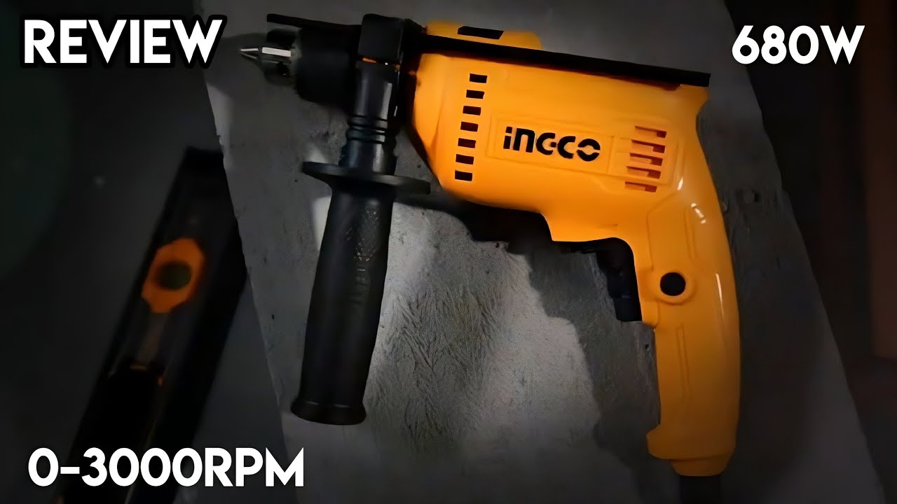 INGCO Impact Drill Power Hammer Drills Corded Drill Machine Review