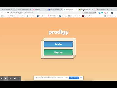 How to log in to Prodigy