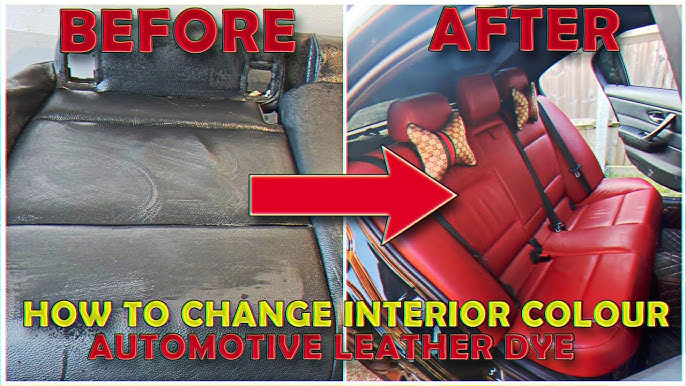 How To Dye Car Leather Seats Black