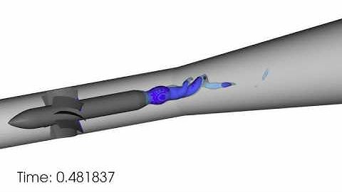 cavitation - OpenFoam (interPhaseChange solver), vortex rope