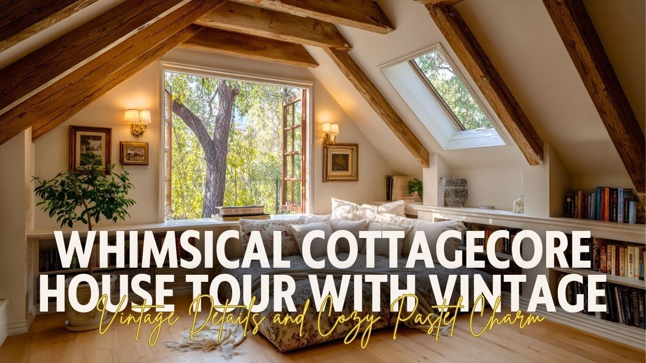 Whimsical Cottagecore House Tour with Vintage Details and Cozy Pastel ...