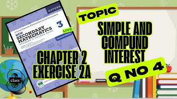 Class 8 Math Ex 2a Q4 | Interest Secrets Revealed ❗ Easy • Fast • Shocking