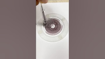 How many circles were drawn??  #shorts #spirograph #relaxing #drawingideas