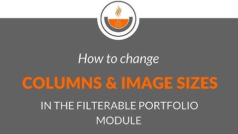 Divi Tutorial - Recipe #27 - How to Change Columns & Images in the Filterable Portfolio Module
