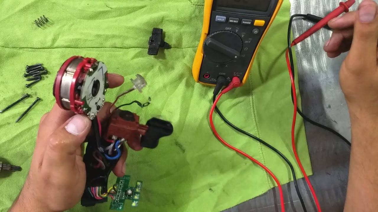 kit electrónico de pistola milwaukee reparación y fallas más comunes